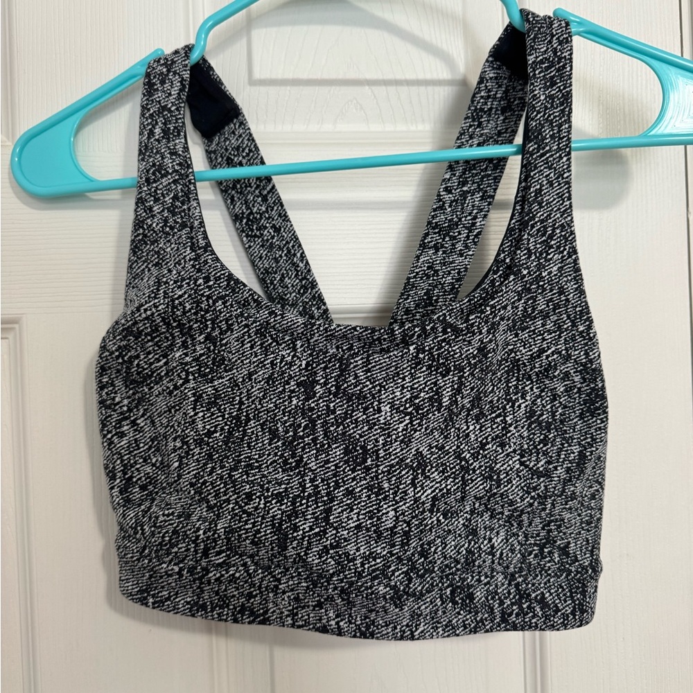 lululemon athletica Black and White Sports Bra
